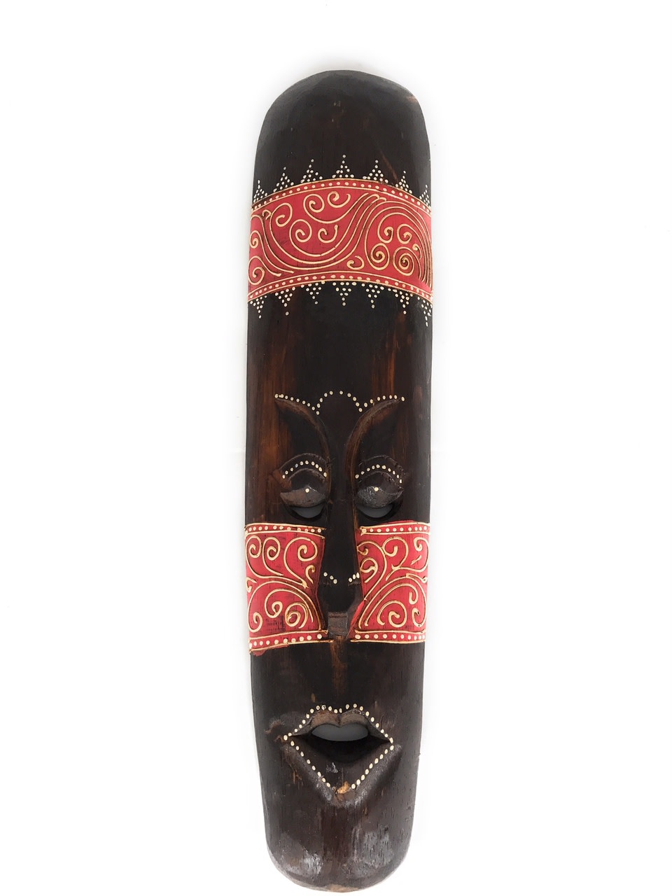 Tribal Tiki Mask 20" Red - Tattoo Primitive Art | #wib370150r Tribal Tiki Mask 20" Red - Tattoo Primitive Art | #wib370150r